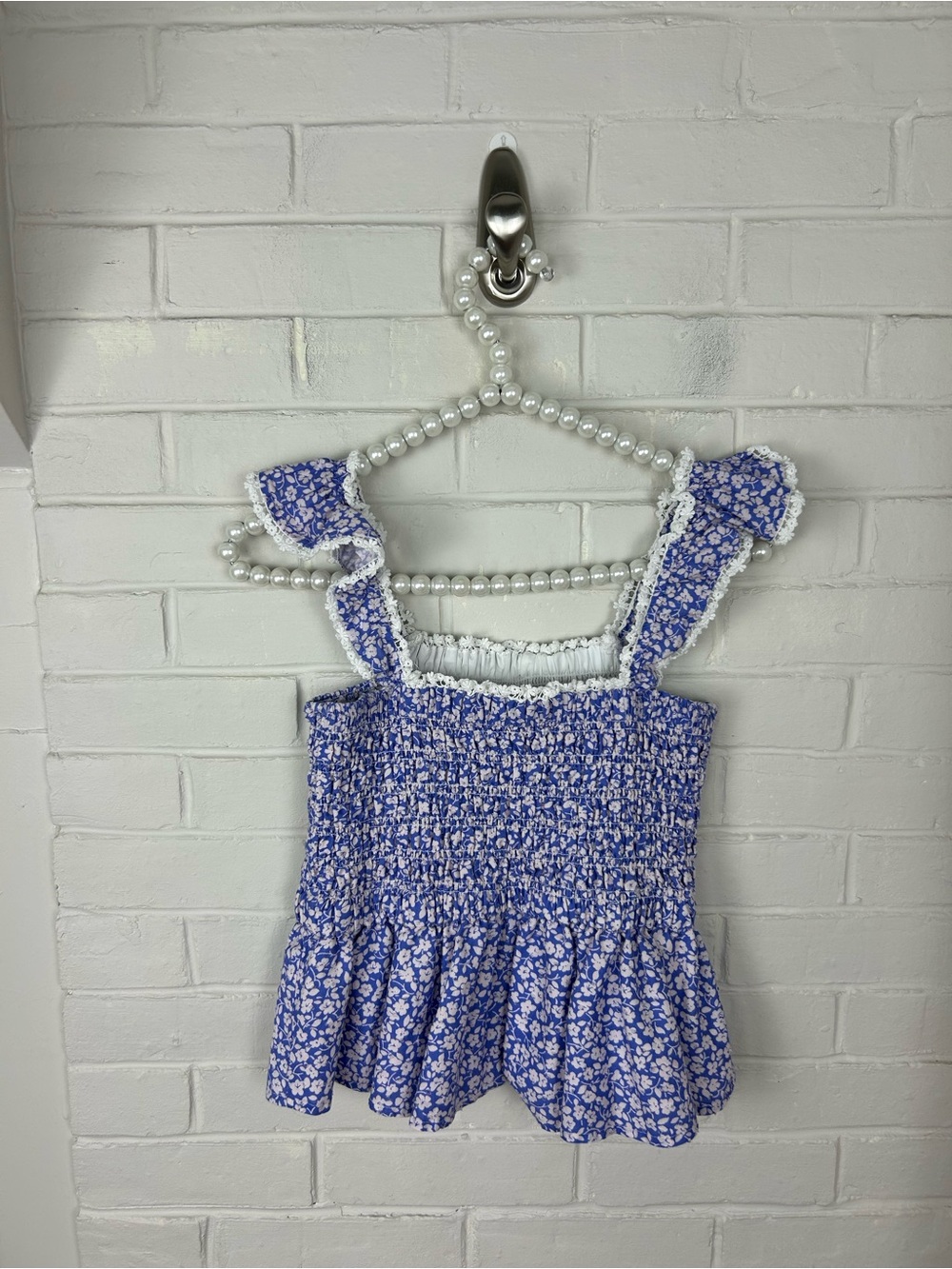 Altar’d State Floral Print Smocked Top Size M - Picture 9 of 9